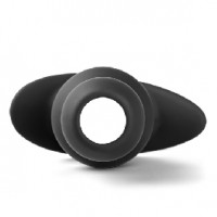 Butt Plug Hollow 3 Pc Set Silicone Black